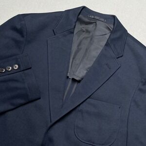 Uniqlo Blazer Women L 10 Navy Blue Sport Coat Suit‎ Jacket Casual Business